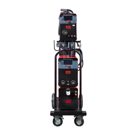 FUBAG Сварочный полуавтомат XMIG 500T DW PULSE + Подающий механизм DRIVE XMIG DW PULSE  + Горелка FB 550W 3m + Блок жидкостного охлаждения Cool XMIG + Шланг-пакет 5 метров 95мм2 14 pol с жидкостным охлаждением + Тележка  в Пскове фото