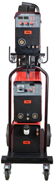 Сварочный полуавтомат INMIG 500T DW SYN + Подающий механизм DRIVE INMIG DW SYN + Шланг-пакет 5 м + Горелка FB 500 3 м + Блок жидкостного охлаждения + Тележка в Пскове фото
