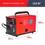FUBAG Сварочный полуавтомат IRMIG 208 SYN PLUS (31447) + Маска сварщика Хамелеон IR 9-13N S (38072) + Сварочные краги на подкладке красные FWGN 10R (641180) в Пскове фото