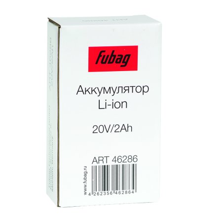 Аккумуляторная батарея FLI5S1P1202 Li-ion к бензиновым газонокосилкам FUBAG с электростартером и минирайдеру (20V/2Ah) в Пскове фото