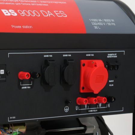 Бензиновый генератор FUBAG BS 9000 DA ES (трехфазный) с электростартером и коннектором автоматики в Пскове фото