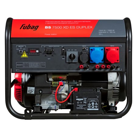 Бензиновый генератор FUBAG BS 7500 XD ES DUPLEX в Пскове фото
