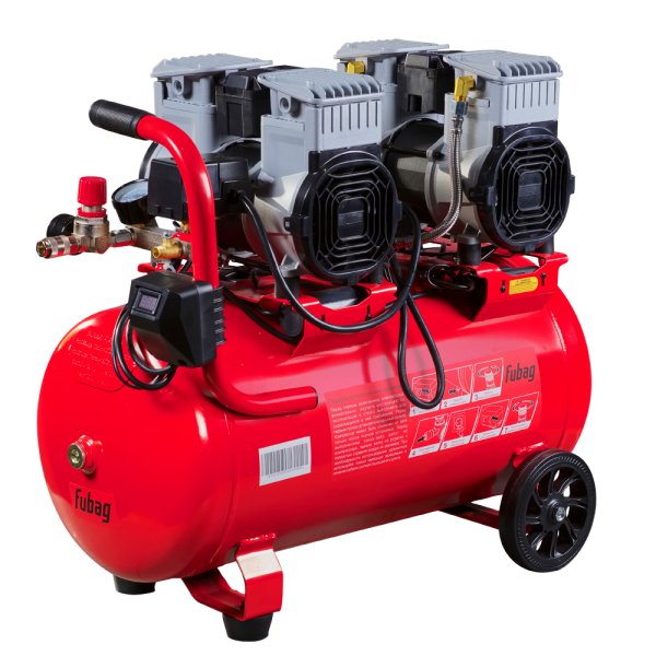 Компрессор безмасляный малошумный FUBAG OLS 500/50 CM2х2 + Набор пневмоинструмента Basic S1000 (3 предмета) в ПОДАРОК Компрессор безмасляный малошумный FUBAG OLS 500/50 CM2х2 + Набор пневмоинструмента Basic S1000 (3 предмета) в ПОДАРОК в Пскове фото