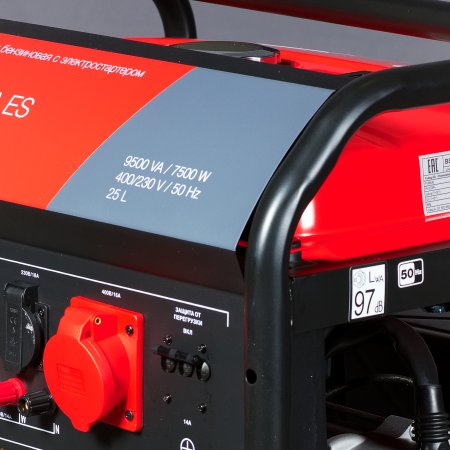 Бензиновый генератор FUBAG BS 8000 DA ES (трехфазный) с электростартером и коннектором автоматики в Пскове фото