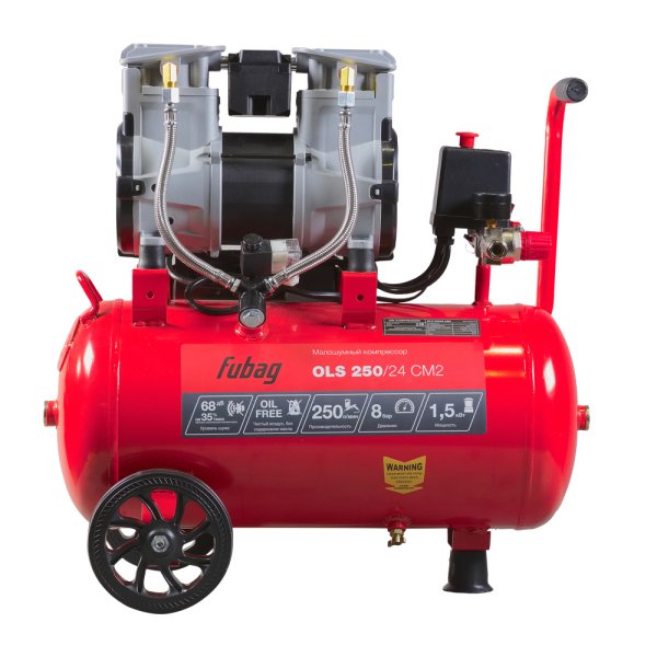 Компрессор воздушный безмасляный малошумный FUBAG OLS 250/24 CM2 + Пневмопистолет для накачки в ПОДАРОК Компрессор воздушный безмасляный малошумный FUBAG OLS 250/24 CM2 + Пневмопистолет для накачки в ПОДАРОК в Пскове фото