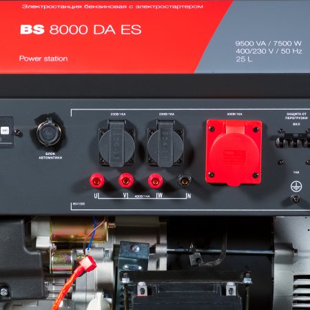 Бензиновый генератор FUBAG BS 8000 DA ES (трехфазный) с электростартером и коннектором автоматики в Пскове фото