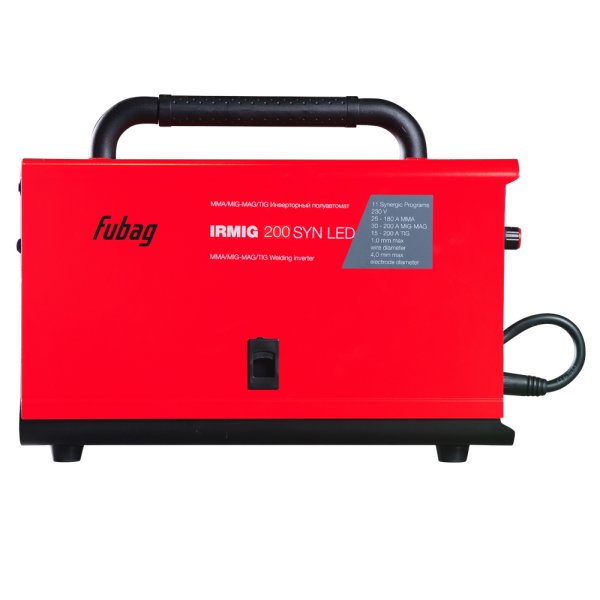 Полуавтомат сварочный инверторный FUBAG IRMIG 200 SYN LED + Маска сварщика Хамелеон FUBAG IR 4-13G M в ПОДАРОК Полуавтомат сварочный инверторный FUBAG IRMIG 200 SYN LED + Маска сварщика Хамелеон FUBAG IR 4-13G M в ПОДАРОК в Пскове фото