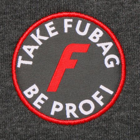 Серо-красная толстовка Fubag с капюшоном  размер L в Пскове фото