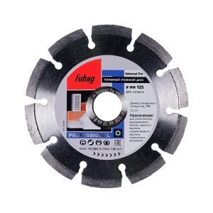 Алмазный отрезной диск FUBAG Universal Pro диам. 125/22.2 в Пскове фото