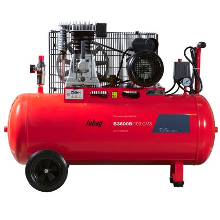 Ременной компрессор одноступенчатый FUBAG B3600B/100 CM3 Ременной компрессор одноступенчатый FUBAG B3600B/100 CM3 в Пскове фото