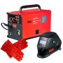 FUBAG Сварочный полуавтомат IRMIG 208 SYN PLUS (31447) + Маска сварщика Хамелеон IR 9-13N S (38072) + Сварочные краги на подкладке красные FWGN 10R (641180) в Пскове фото