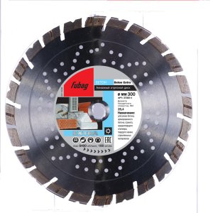 Алмазный отрезной диск FUBAG Бетон Экстра (Beton Extra) D300 мм / 25,4 мм по бетону в Пскове фото