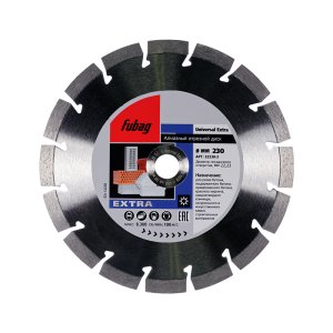 Алмазный отрезной диск FUBAG Universal Extra_ диам. 230/22.2 в Пскове фото