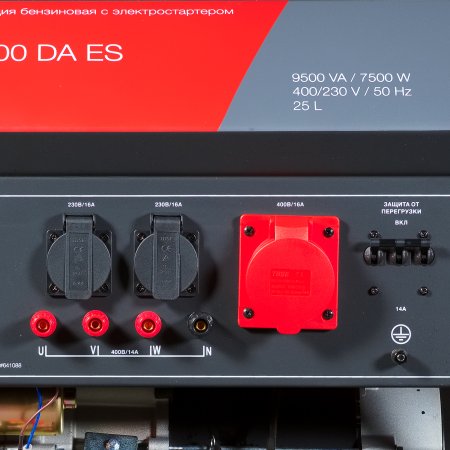 Бензиновый генератор FUBAG BS 8000 DA ES (трехфазный) с электростартером и коннектором автоматики в Пскове фото