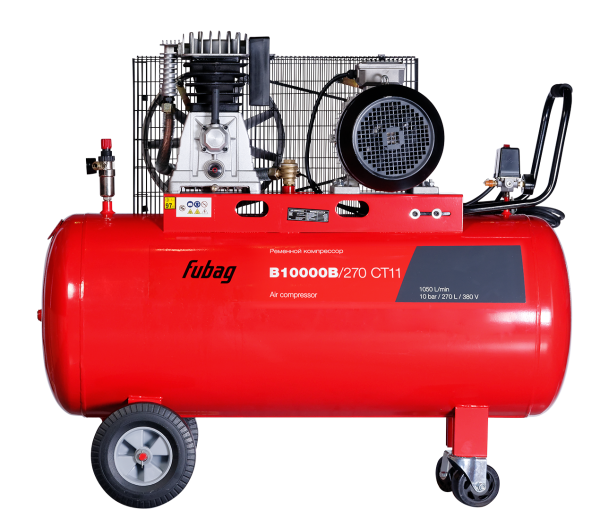 Ременной одноступенчатый компрессор FUBAG B10000B/270 CT11 + Набор пневмоинструмента 34 предмета (в кейсе) + Набор пневмоинструмента Basic S1000 3 предмета в ПОДАРОК! Ременной одноступенчатый компрессор FUBAG B10000B/270 CT11 + Набор пневмоинструмента 34 предмета (в кейсе) + Набор пневмоинструмента Basic S1000 3 предмета в ПОДАРОК! в Пскове фото