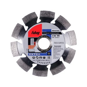 Алмазный отрезной диск FUBAG Universal Extra D125 мм/ 22.2 мм в Пскове фото