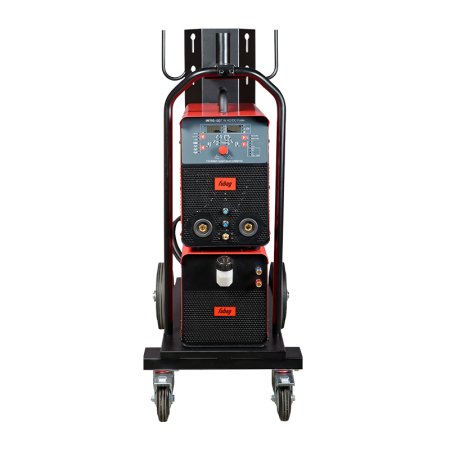 Аппарат сварочный инверторный аргонодуговой FUBAG INTIG 400 T W AC/DC PULSE + горелка FB TIG 18 5P 4m + модуль охлаждения + тележка в Пскове фото